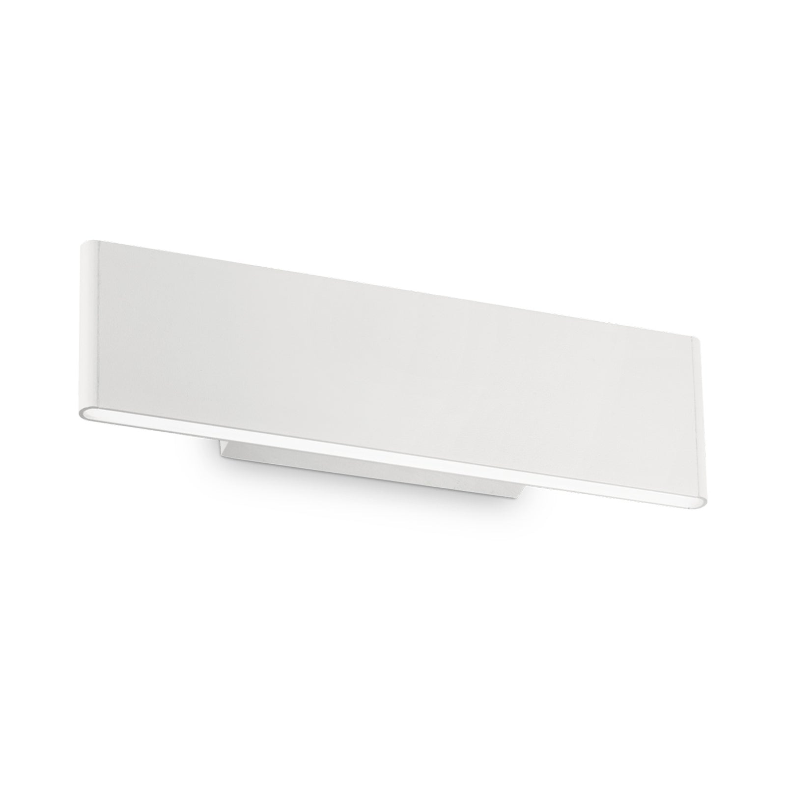 LED vegglampe Desk opp og ned hvit matt 28,5 cm Ideallux forfra