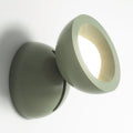 LED vegglampe DoDot dimbar grønn aluminium forside
