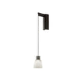 LED vegglampe Drip A/01 frostet glass 2700K forfra