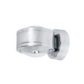 LED vegglampe Due Punto opp/ned krom IP44 dimbar - MEGATRON forfra