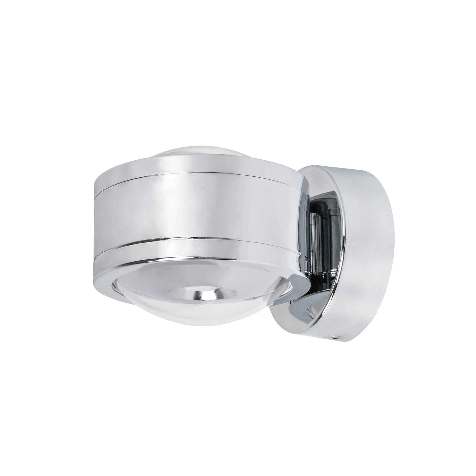 LED vegglampe Due Punto opp/ned krom IP44 dimbar - MEGATRON forfra