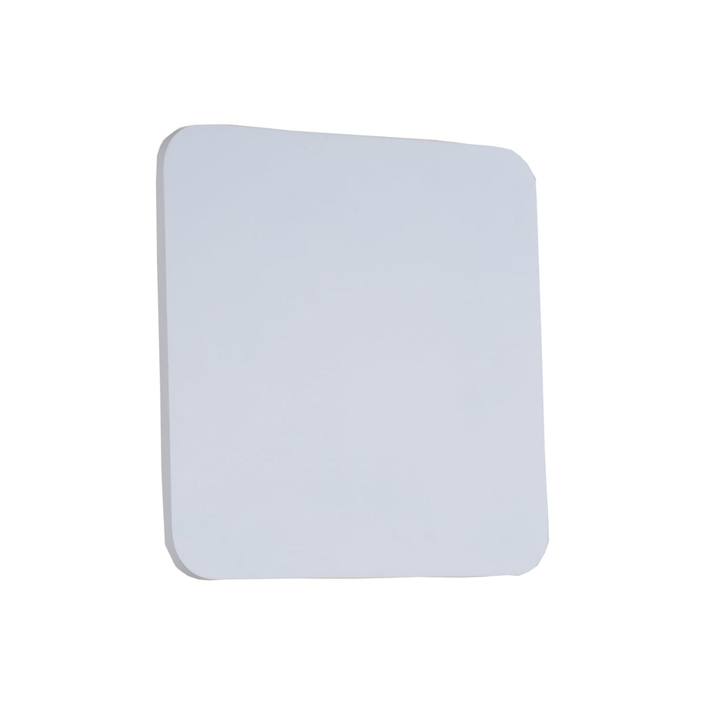 LED vegglampe Elrik hvit metall 22x22 cm detalj