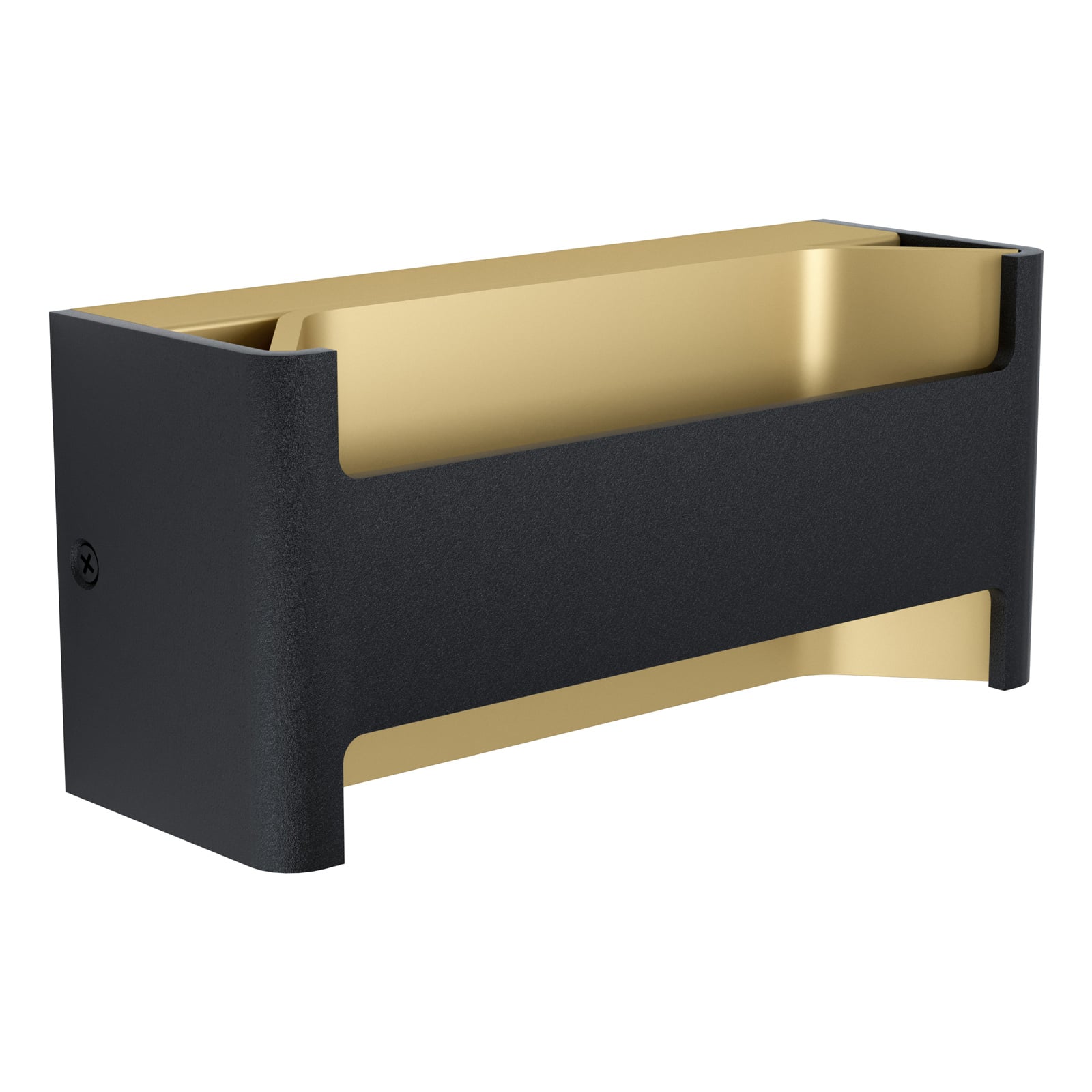 LED vegglampe Feloniche svart/gull bakside