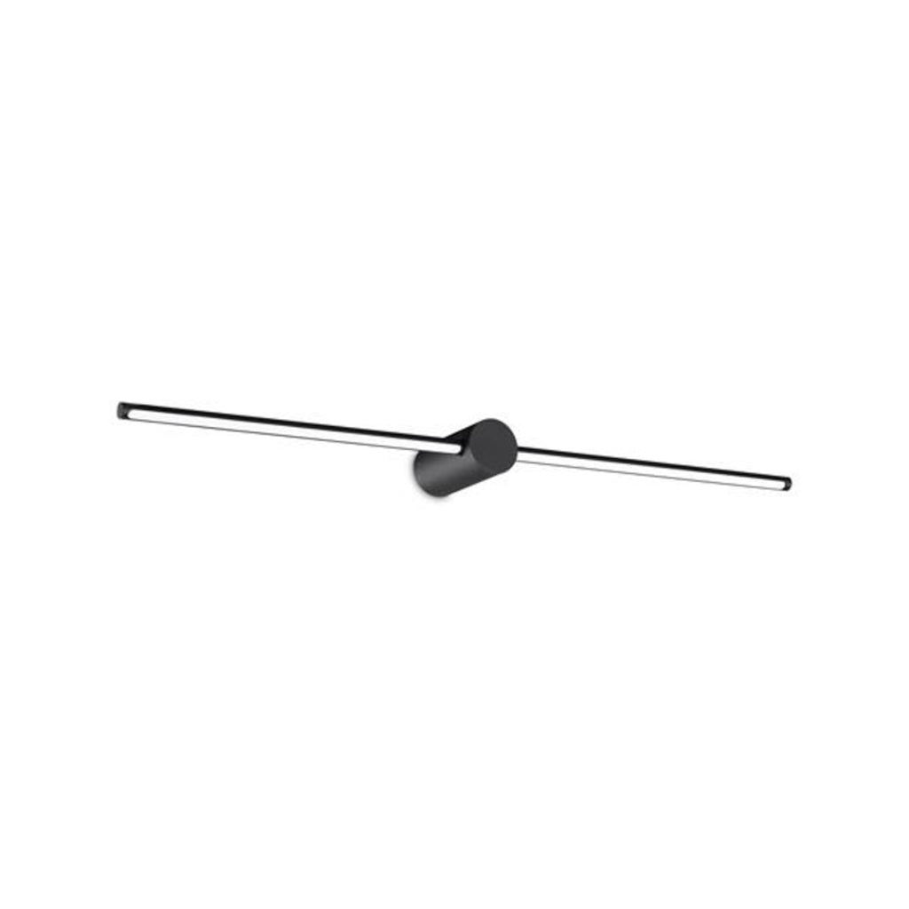 LED vegglampe Filo svart metall 75 cm 13W varmhvit forside