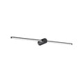LED vegglampe Filo svart metall 75 cm 13W varmhvit forside