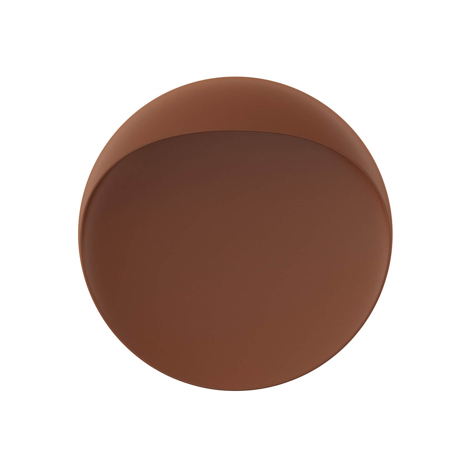 LED vegglampe Flindt dimbar corten Ø20 cm montert på vegg