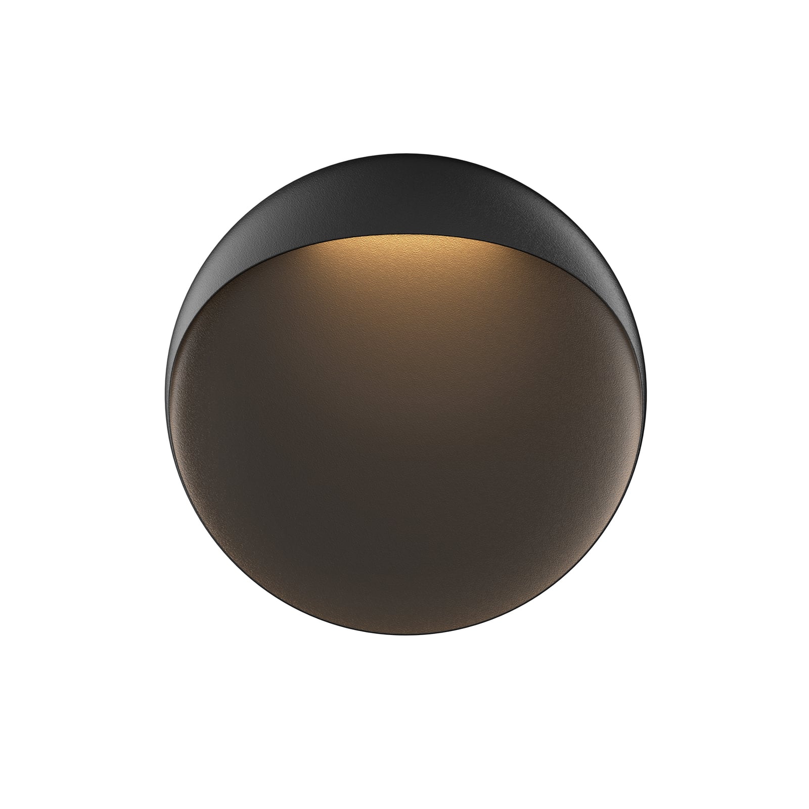 LED vegglampe Flindt dimbar svart front