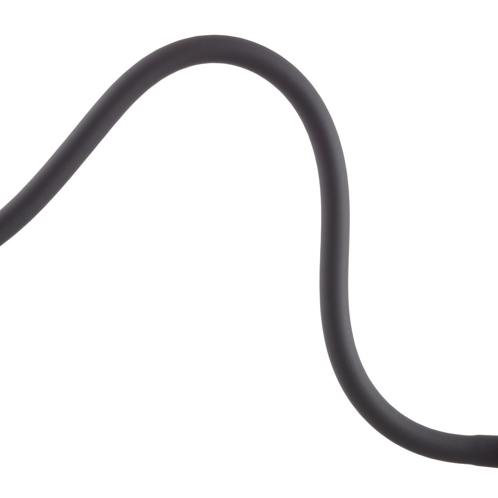 Nærbilde av LED vegglampe Focus fleksibel arm svart 3W varmhvit