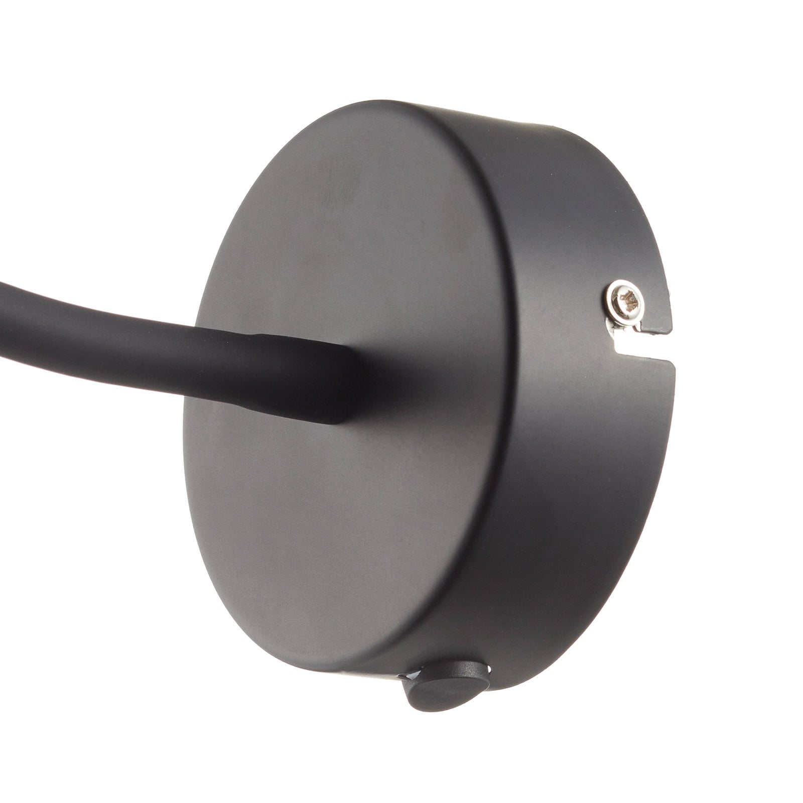 LED vegglampe Focus fleksibel arm svart 3W varmhvit arm justering