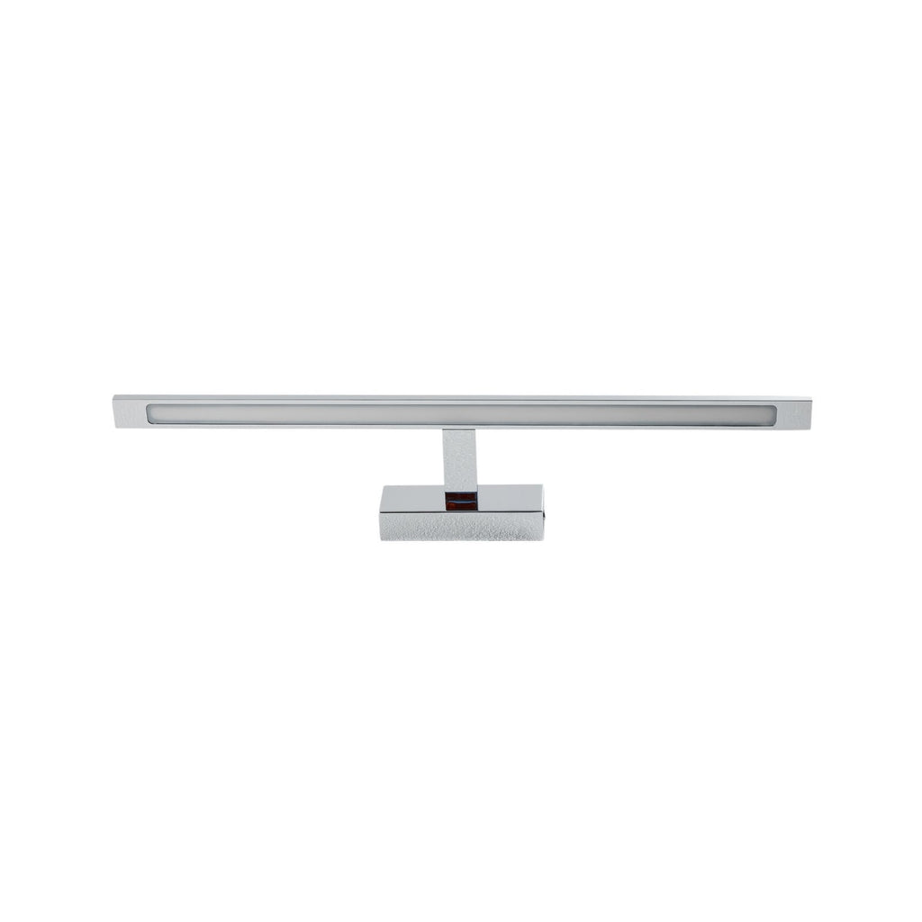 Nærbilde av LED vegglampe Gallery krom 62 cm