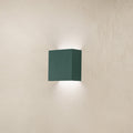 LED vegglampe Gianto opp og ned grønn 3,6W varmhvit forfra