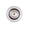 LED vegglampe Glow dimbar svart akryl Ø16 cm forfra