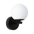 LED vegglampe Gove svart/hvit glass IP44 varmhvit fra Paulmann