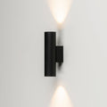LED vegglampe Haul opp og ned dimbar svart matt for moderne belysning