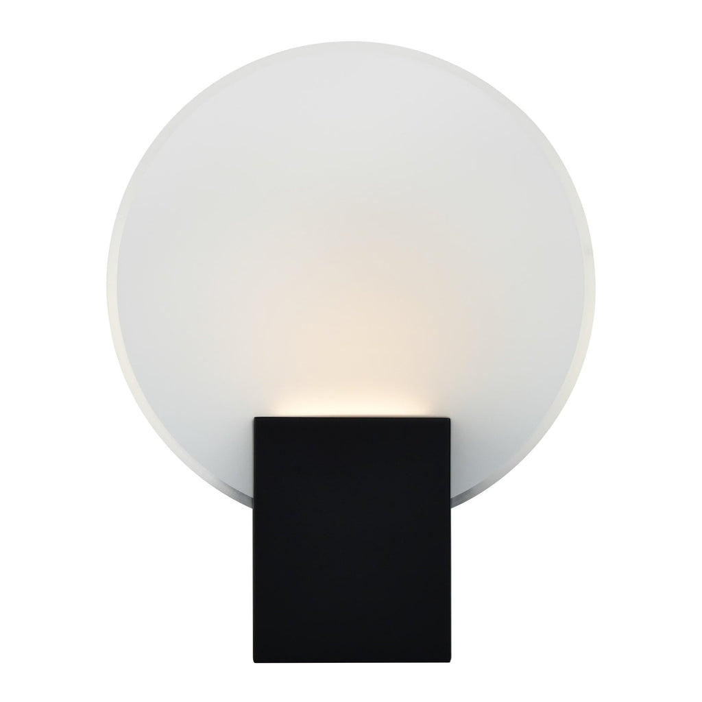 LED vegglampe Hester dimbar IP44 svart bakside