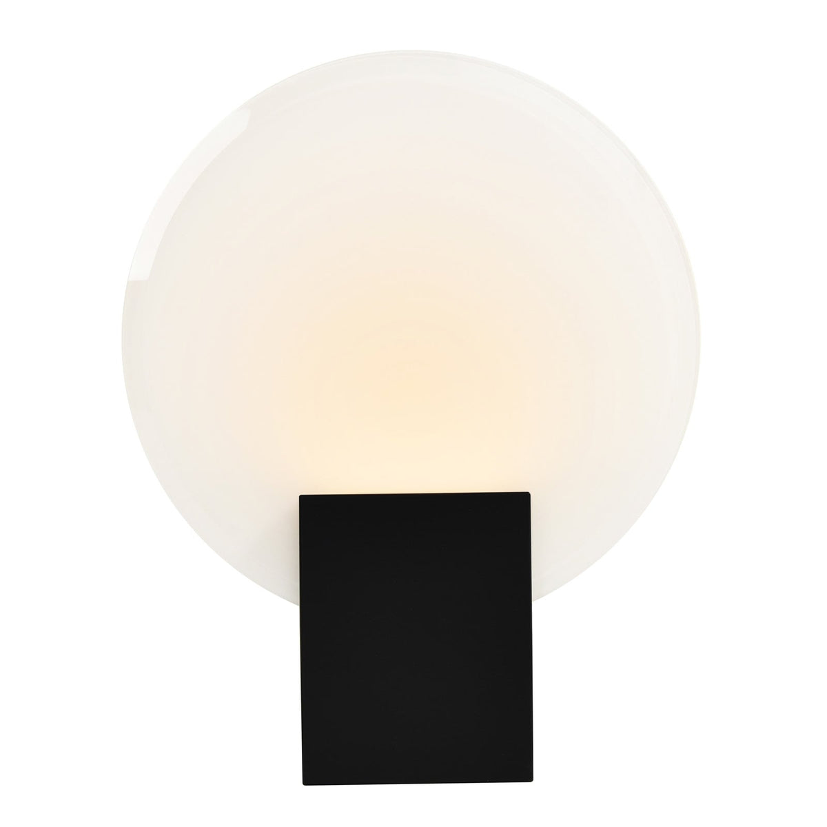 LED vegglampe Hester dimbar IP44 svart front