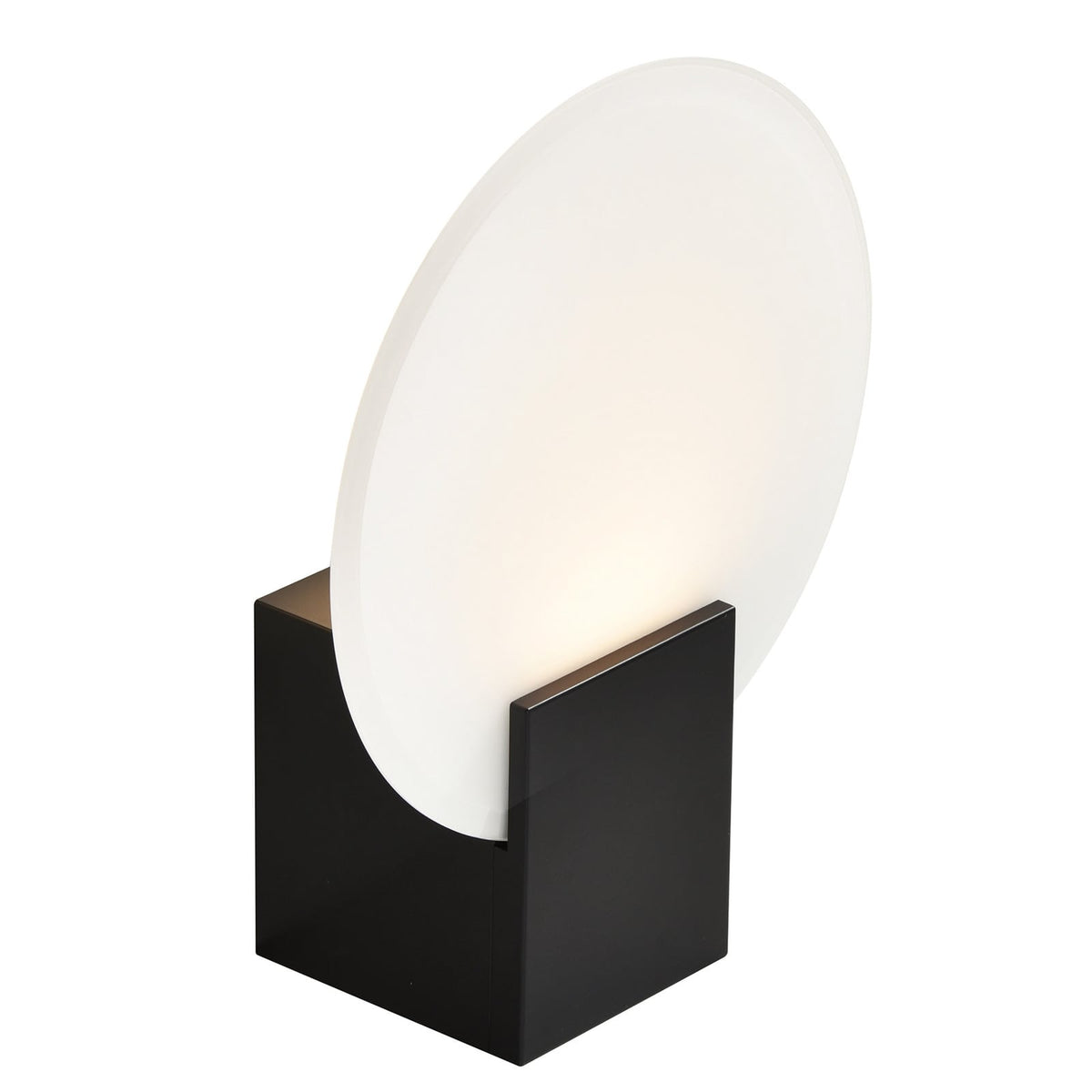 LED vegglampe Hester dimbar IP44 svart materialdetalj