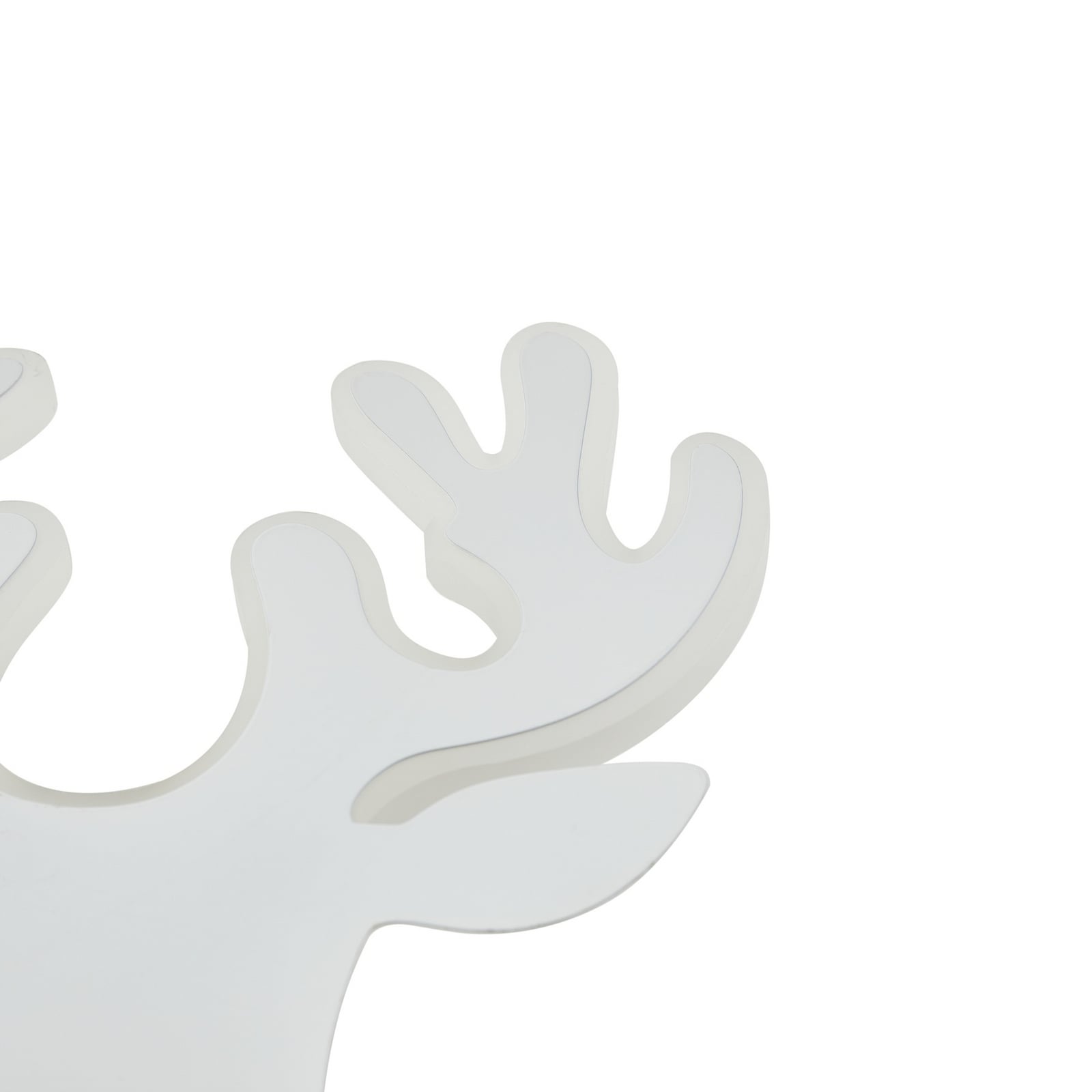 LED vegglampe Hirvi reinsdyr hvit jern side