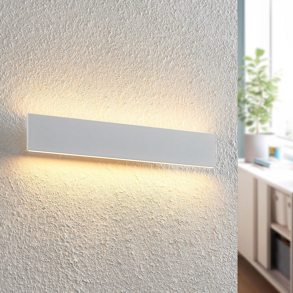 LED vegglampe Ignazia opp og ned dimbar hvit forfra