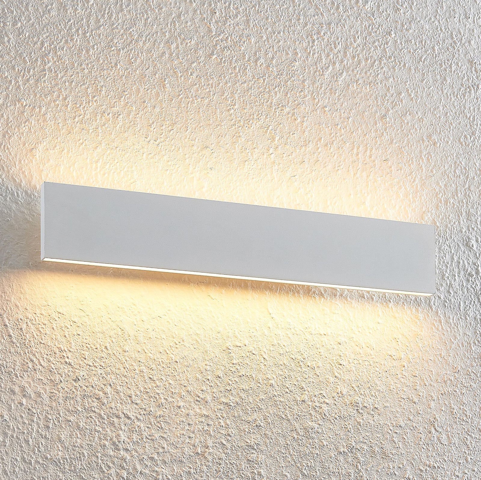 LED vegglampe Ignazia opp og ned dimbar hvit bakside