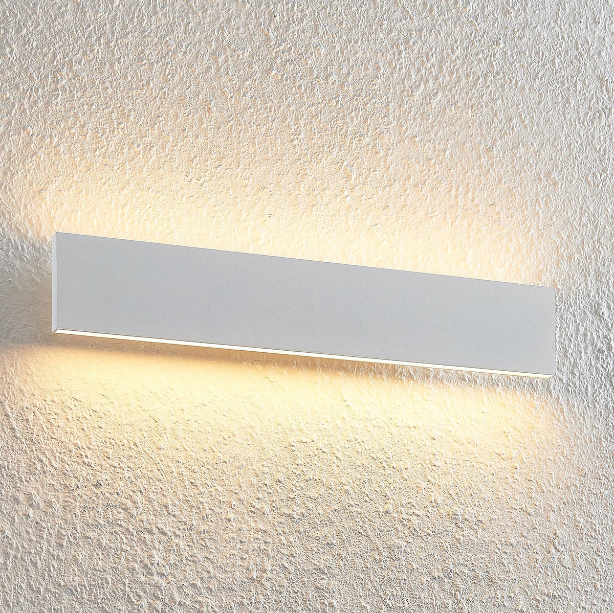 LED vegglampe Ignazia opp og ned dimbar hvit bakside