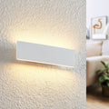 LED vegglampe Ignazia opp og ned hvit 28 cm forfra