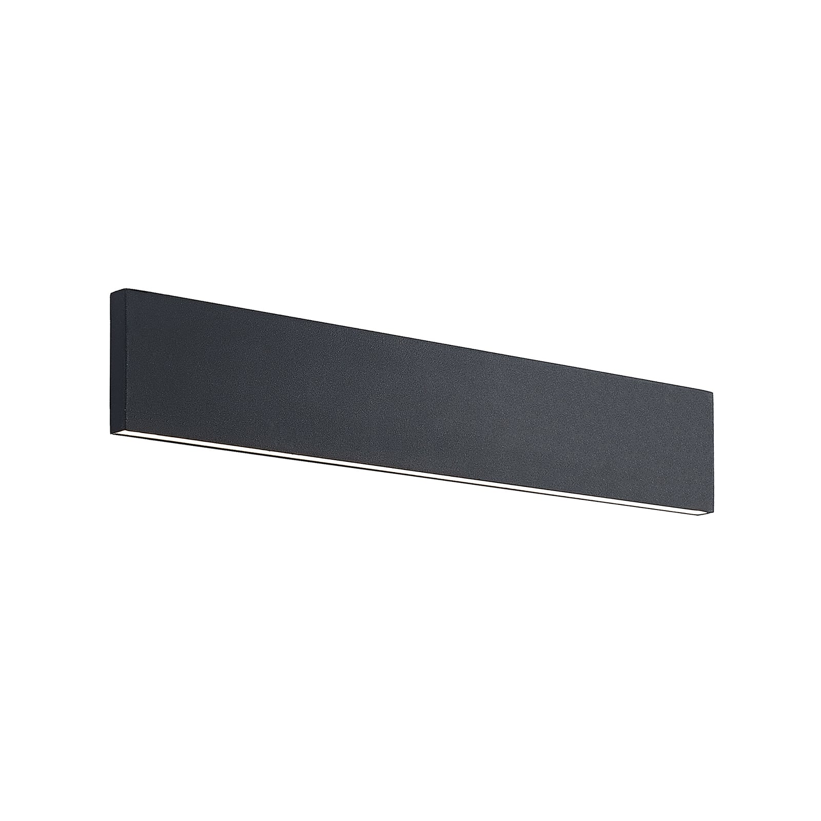 LED vegglampe Ignazia opp og ned svart 47 cm dimbar lys oppover