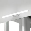 LED vegglampe Irene rund krom 50 cm 5700K IP44 forfra
