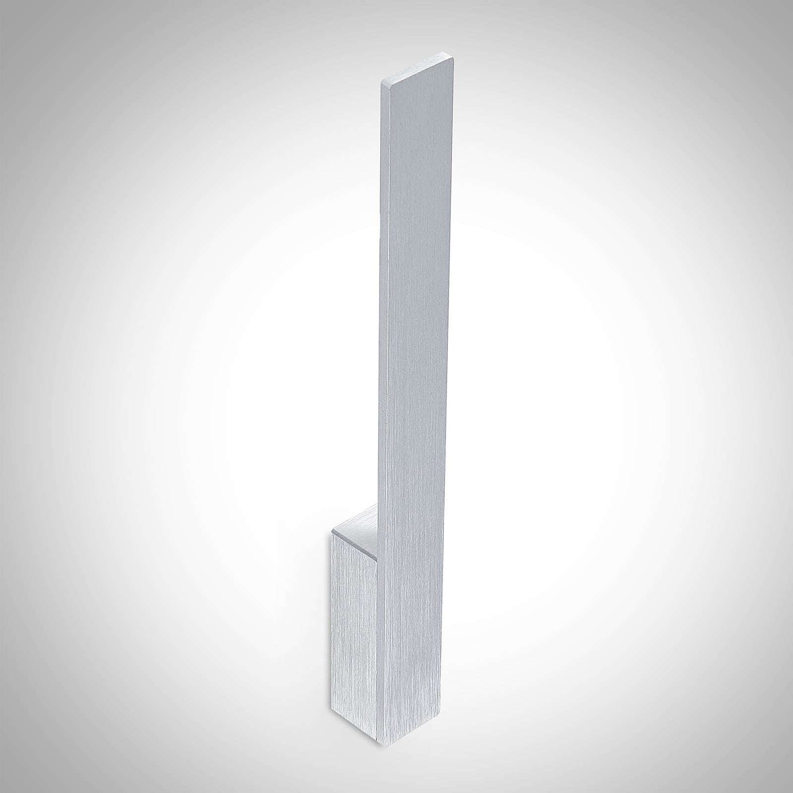 LED vegglampe Ivano aluminium børstet 43 cm montert på vegg