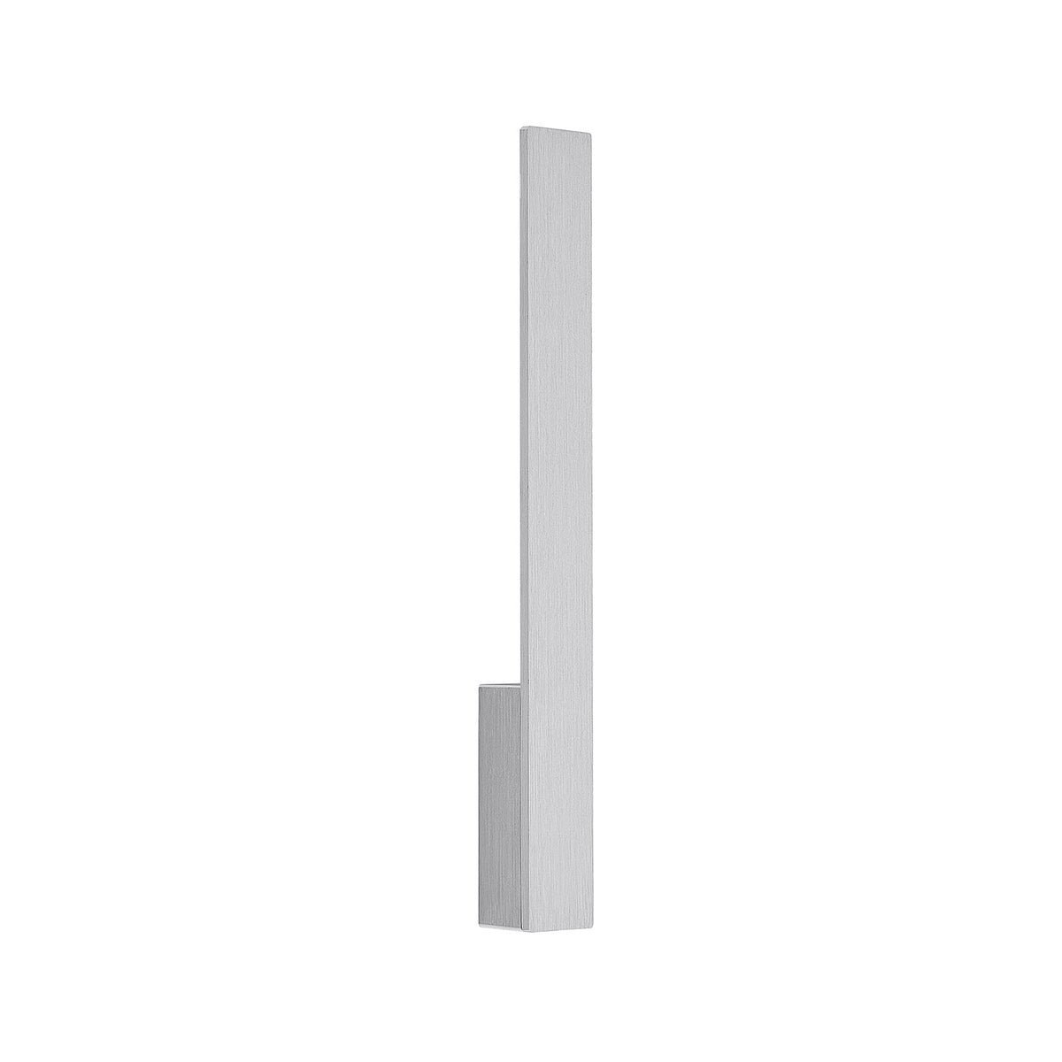 LED vegglampe Ivano aluminium børstet 43 cm sideprofil