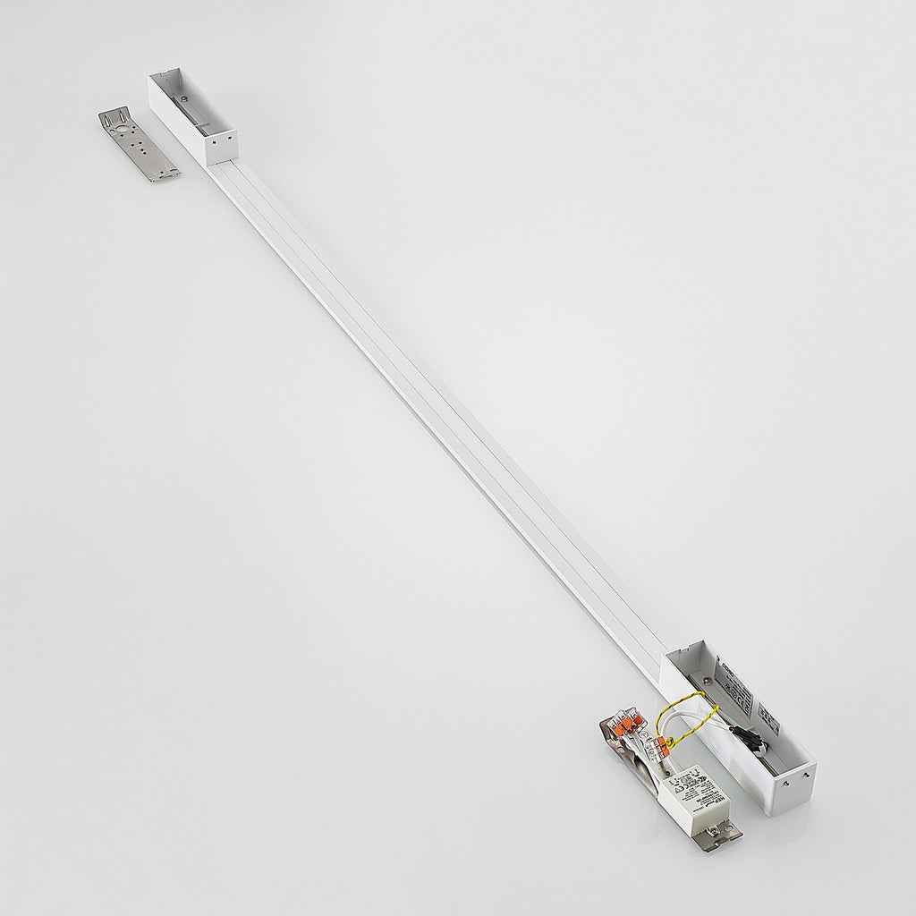 LED vegglampe Ivano aluminium hvit 130 cm helhetlig utsikt