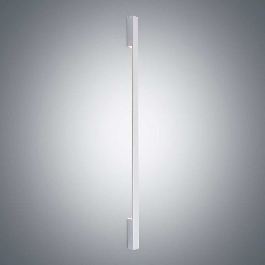 LED vegglampe Ivano aluminium hvit 130 cm veggfeste