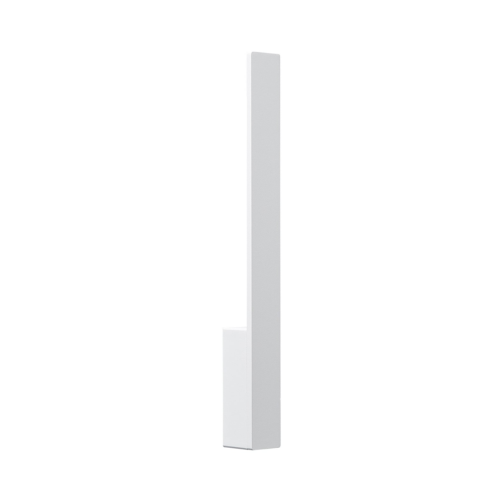 LED vegglampe Ivano hvit aluminium 42,5 cm sideprofil