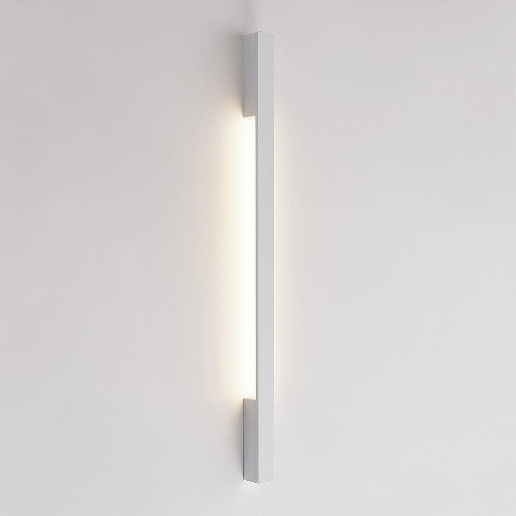 LED vegglampe Ivano hvit aluminium montert i rom