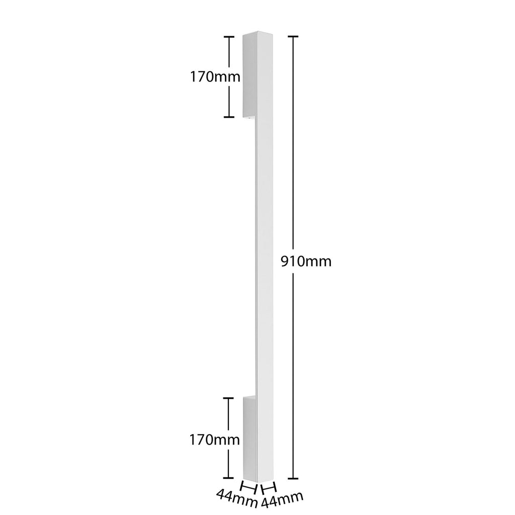 LED vegglampe Ivano hvit aluminium veggmontering
