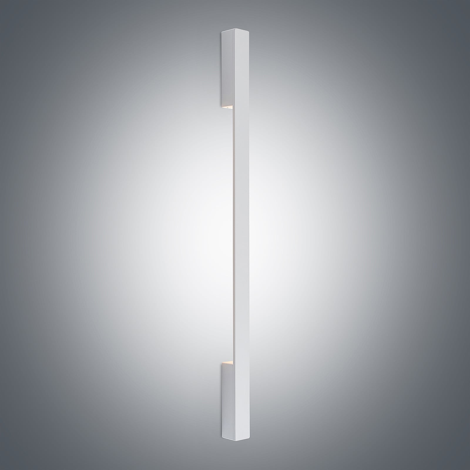 LED vegglampe Ivano hvit aluminium med varme fargetoner