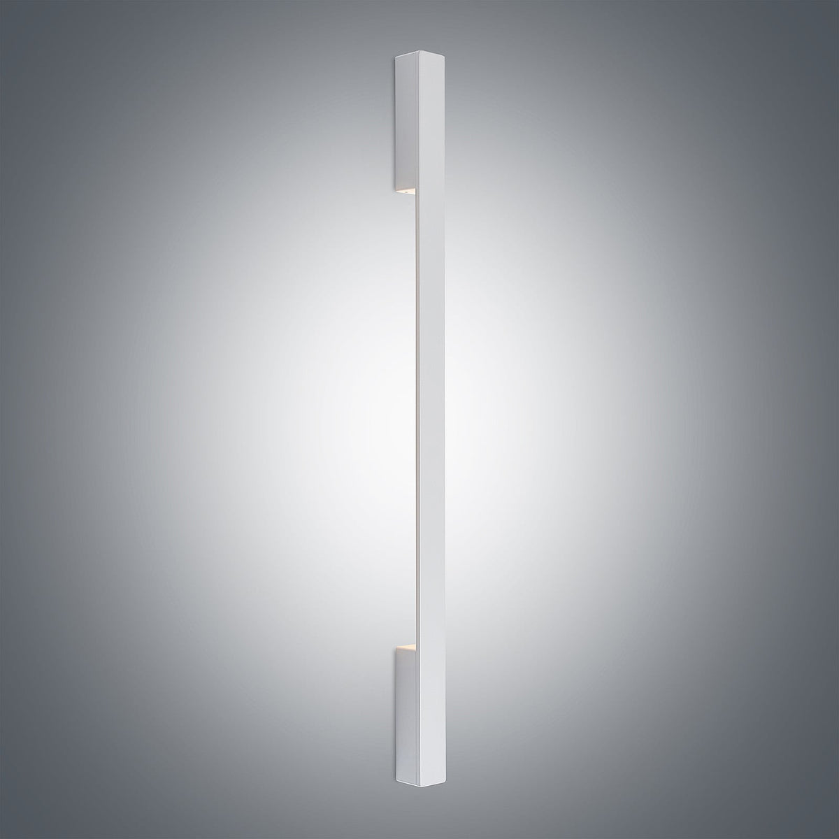 LED vegglampe Ivano hvit aluminium med varme fargetoner