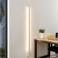LED vegglampe Ivano hvit aluminium forfra
