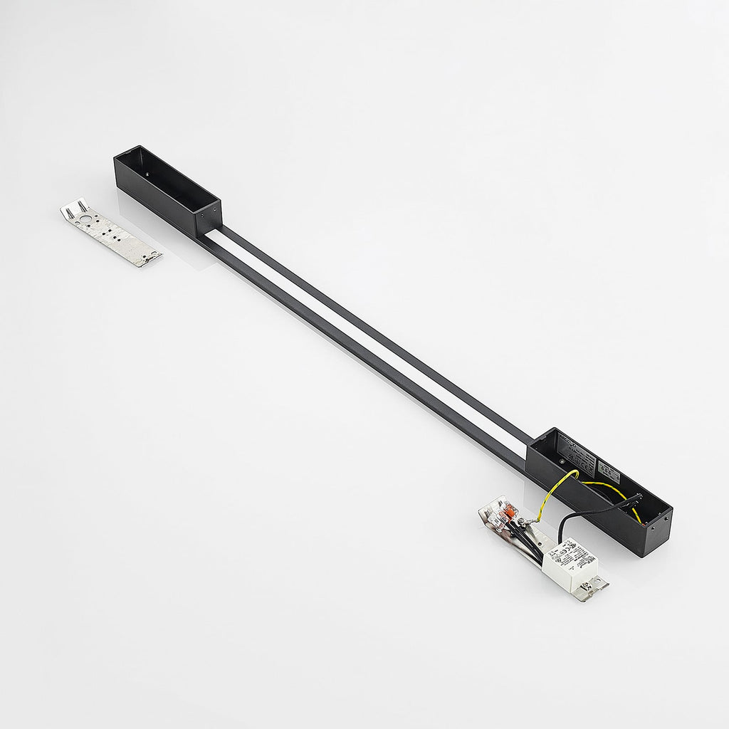 LED vegglampe Ivano indirekte lys svart 91 cm design