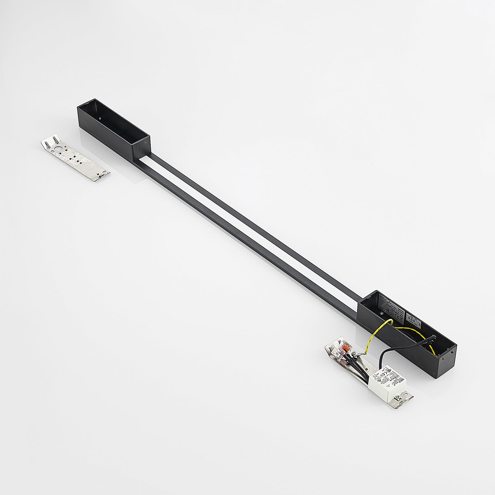 LED vegglampe Ivano indirekte lys svart 91 cm design