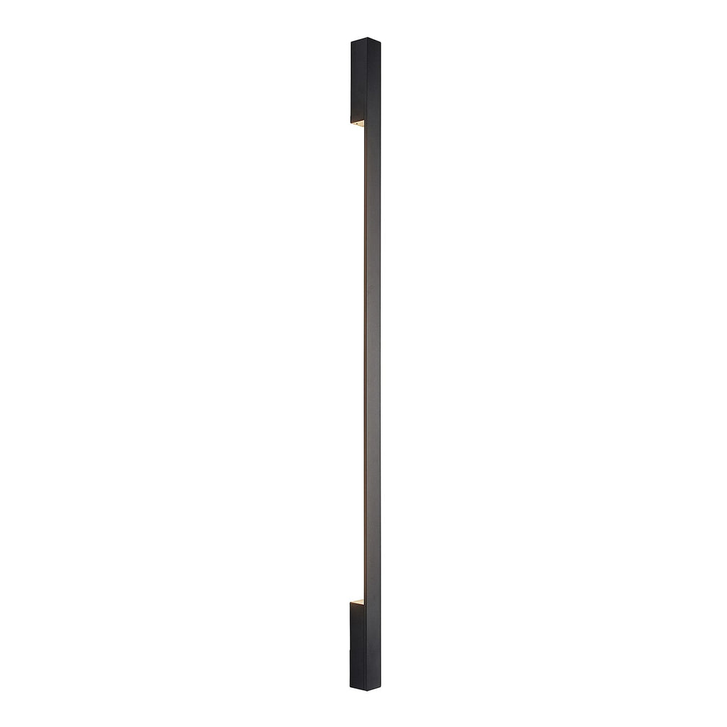 LED vegglampe Ivano svart aluminium 130 cm profilbilde
