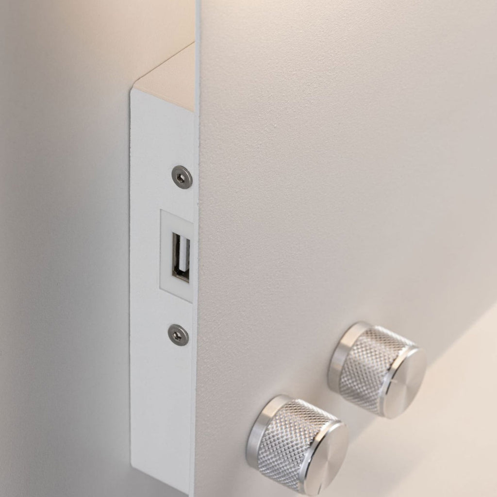 LED vegglampe Jarina lys fra bakre LED-modul