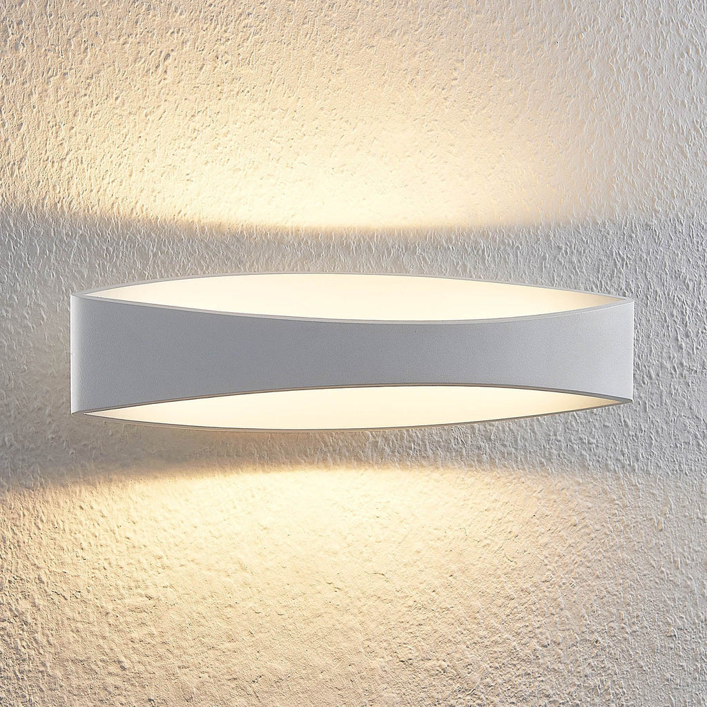 LED vegglampe Jelle opp og ned dimbar hvit bakside