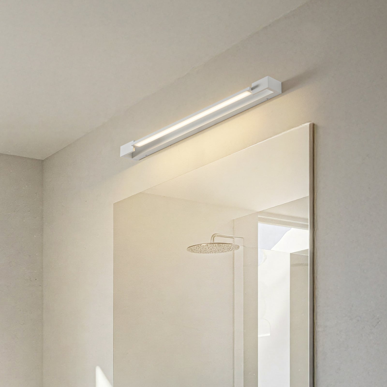 LED vegglampe Jora svingbar hvit 60 cm IP44 17W bakside