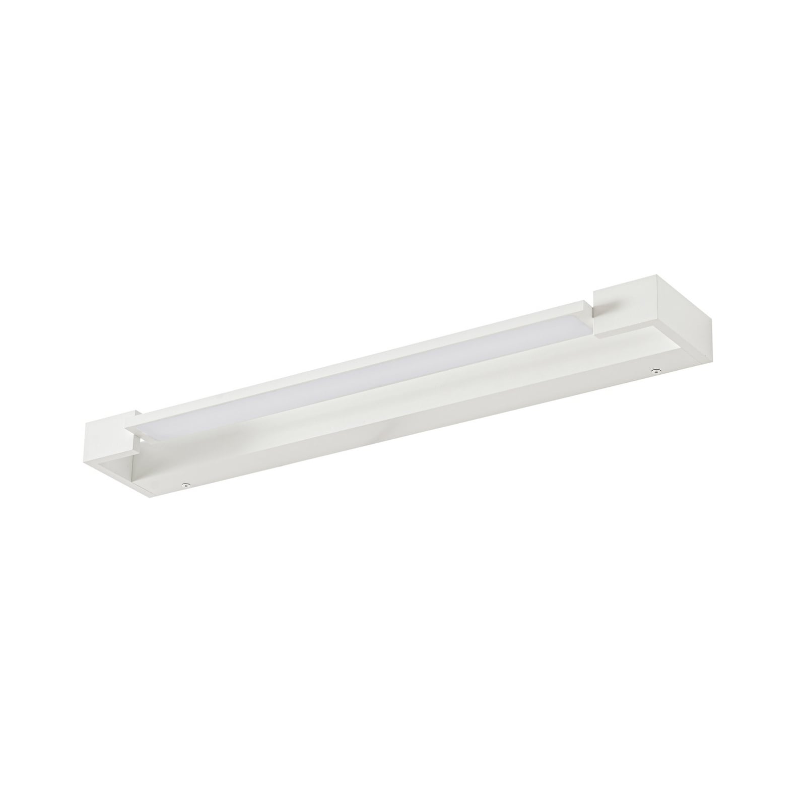LED vegglampe Jora svingbar hvit 60 cm IP44 17W nærbilde av LED-lys