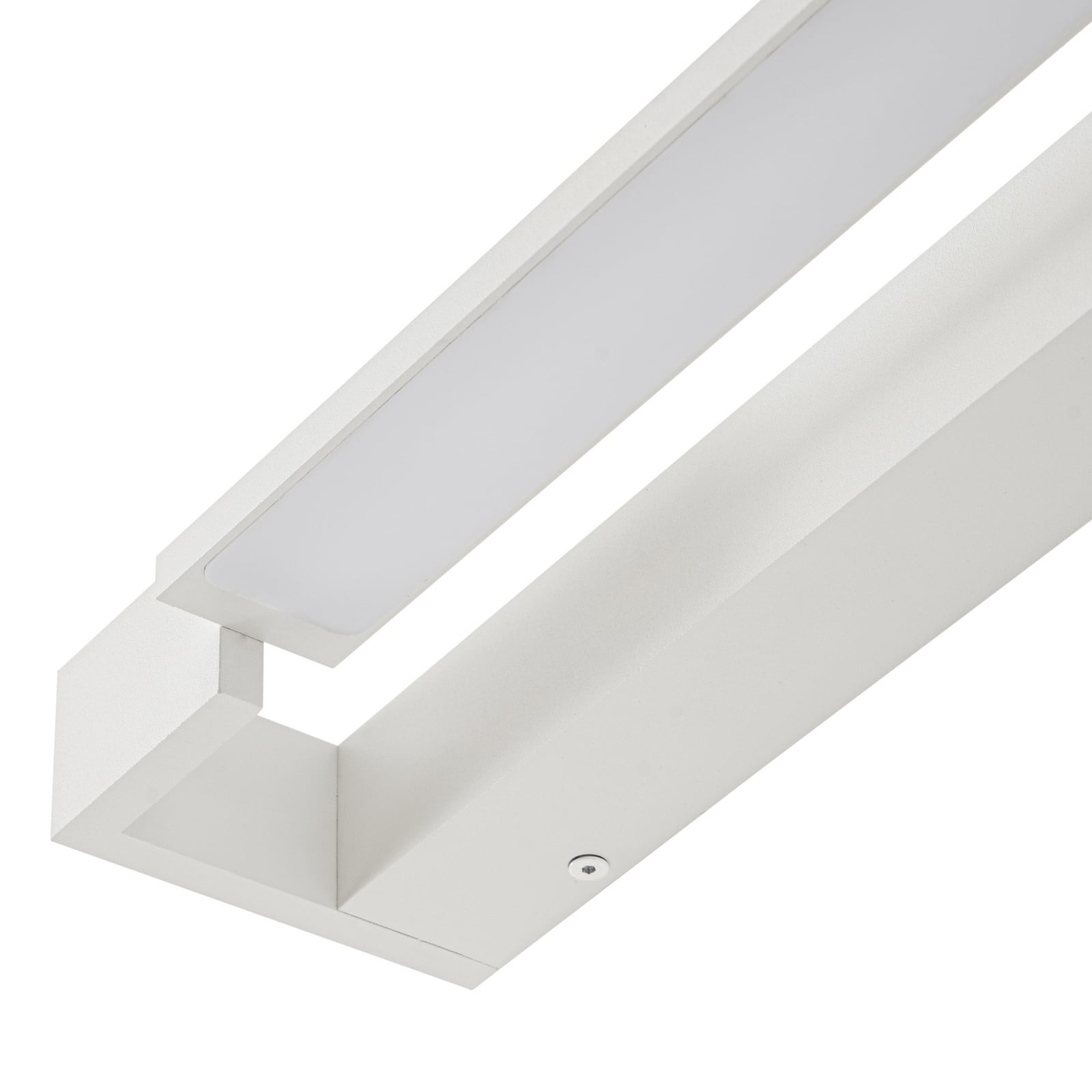 LED vegglampe Jora svingbar hvit 60 cm IP44 17W svingbar LED-del