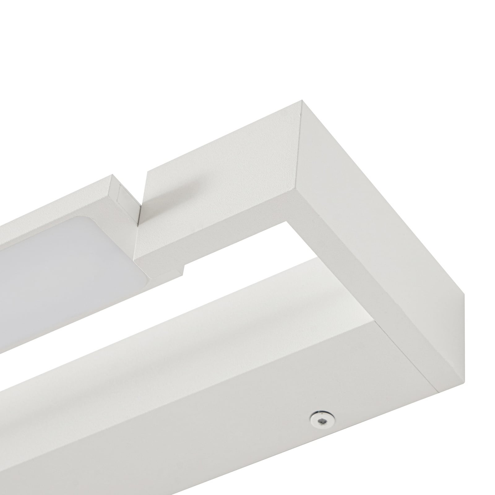 LED vegglampe Jora svingbar hvit 60 cm IP44 17W lysfordeling