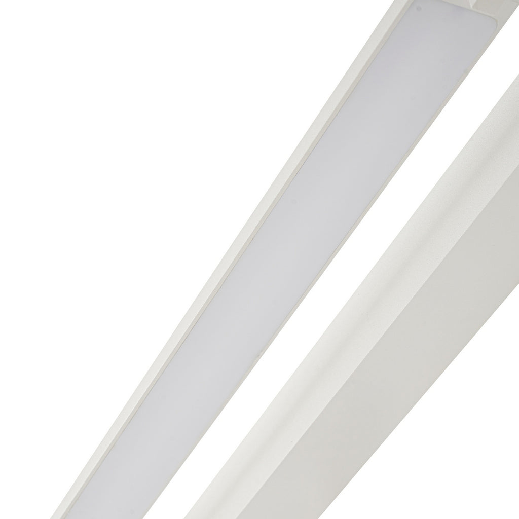 LED vegglampe Jora svingbar hvit 60 cm IP44 17W profil