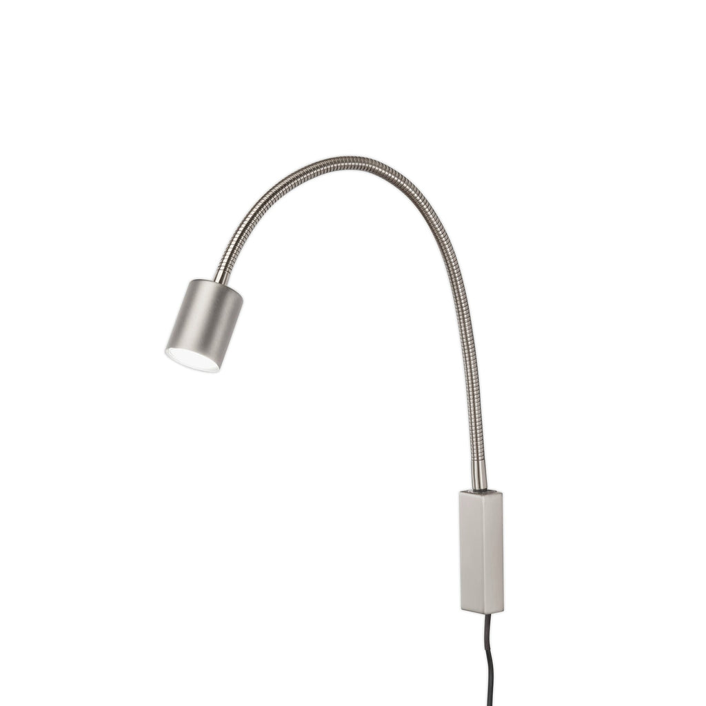 Detaljbilde av LED vegglampe Justi matt nikkel 52 cm GU10 med bryter