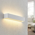 LED vegglampe Karam opp og ned hvit 53 cm forfra